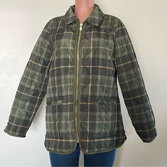 Isaac Mizrahi Live! Reversible Quilted Barn Jacket - Picture 4 of 6